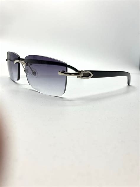 replica cartier buffalo horn glasses|authentic cartier buffalo horn.